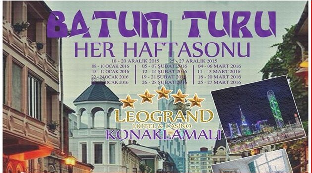 1 GECE 2 GÜN BATUM TURU 195 TL