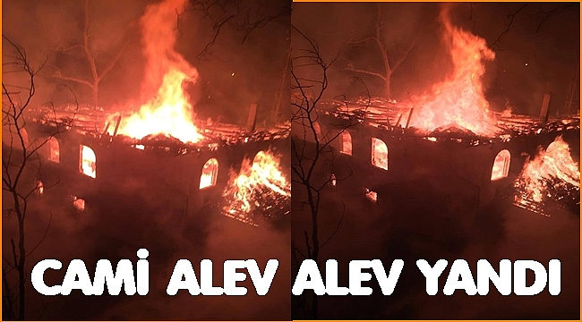 Ahşap cami neden yandı