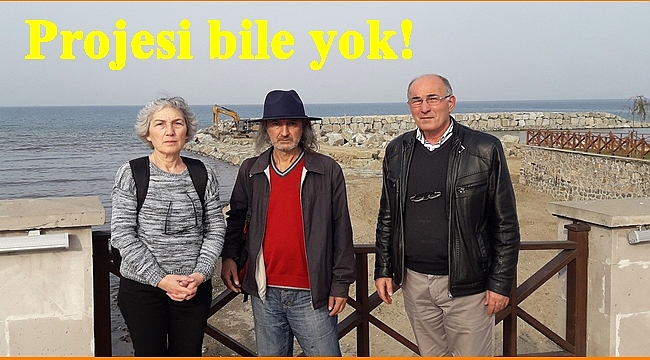 Çevreciler dalgakıran dolgusuna tepki gösterdi