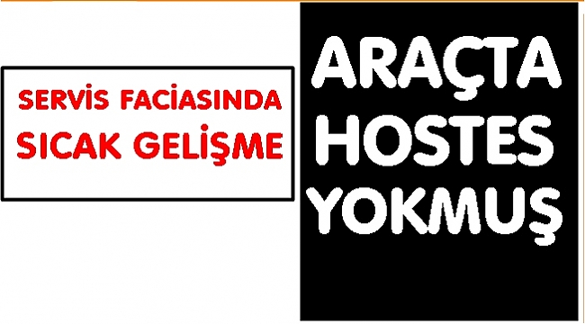 ŞOFÖR HOSTESLİK  YAPINCA KAZA DA GELMİŞ!