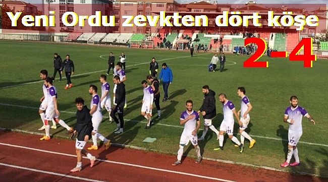 YENİ ORDUSPOR DEPLASMANDA KAZANDI: 2-4