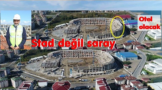 Yeni stadyumun tribünlerinin altına otel yapılıyor