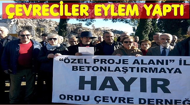 Çevreciler  özel proje alanlarına &#039;hayır&#039; dedi