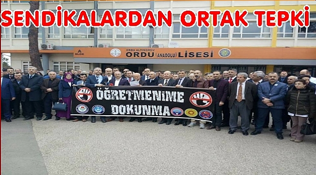 Eğitimciler şiddete topluca karşı çıktı