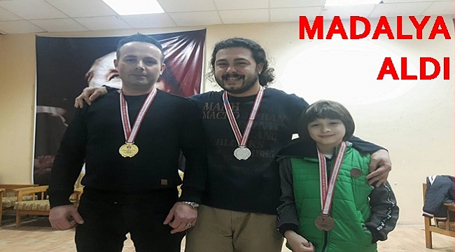 Kaan yine madalya aldı