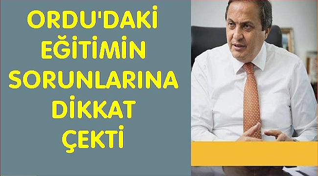 Torun: Ordu'da eğitimde sorun yaşanıyor