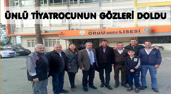 Ünlü tiyatrocu Ordu&#039;da anılarını tazeledi