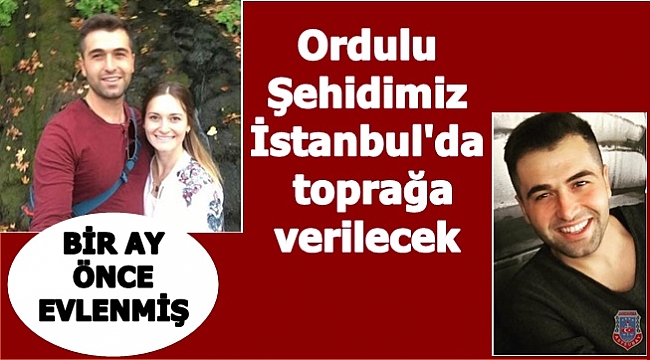 Ordu şehidine ağlıyor