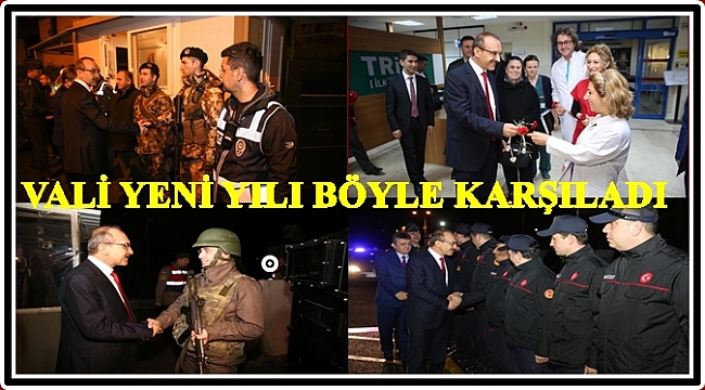 Vali Yavuz Yeni Yıla Kamu Çalışanlarıyla Girdi