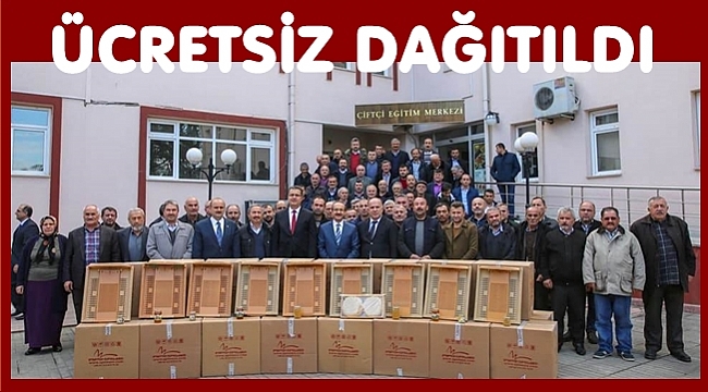 150 arıcıya verildi