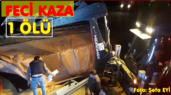 Araç içerisinde sıkışan sürücü öldü