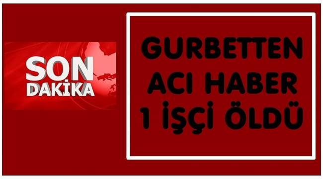 Kafasına demir takoz düşen işçi öldü