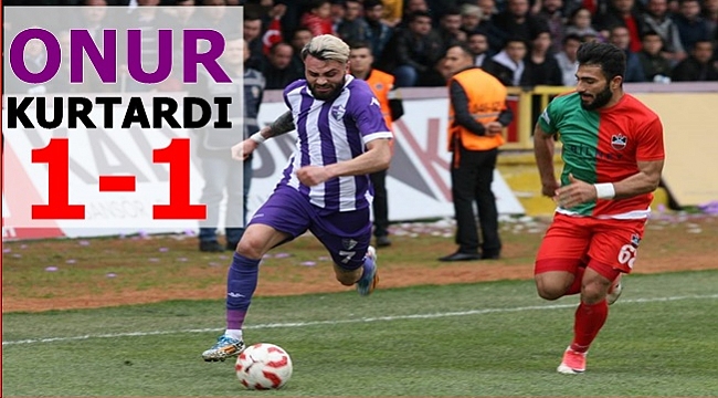 Yeni Orduspor fırsatta tepti:1-1