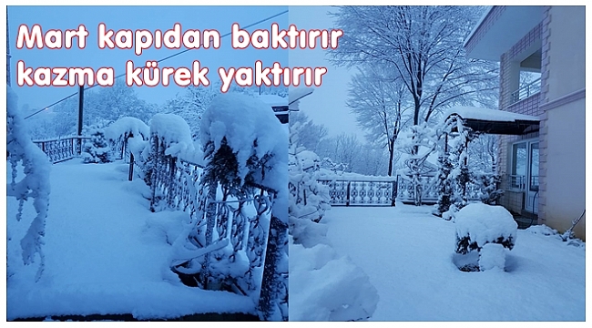 1 Mart&#039;ta kar yağdı okullar tatil oldu