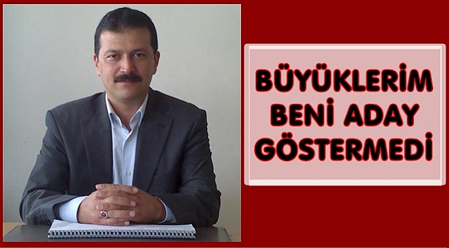 Aday gösterilmeyen başkan açıklama yaptı