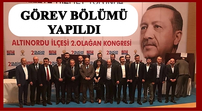 AK Parti Altınordu'da görev bölümü yaptı