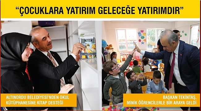 Altınordu Belediyesi'nden eğitime destek