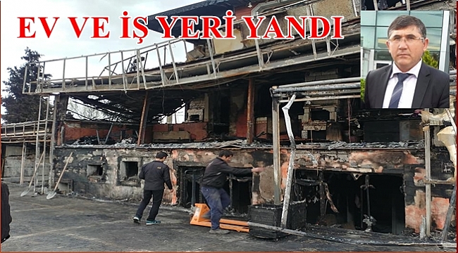 Başkan Oldu'nun ev ve iş yeri yandı