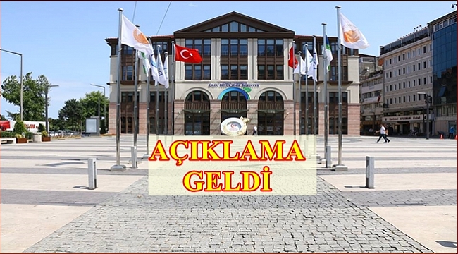 BÜYÜKŞEHİR İDDİALARA CEVAP VERDİ