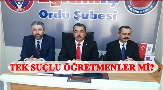 Eğitim İş: Öğretmenler günah keçisi ilan edildi