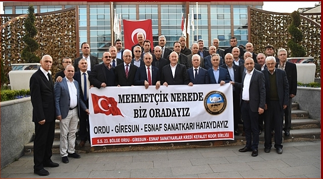 Ordulu Esnaflar Zeytin Dalı Harekatını Destek İçin Hatay'da