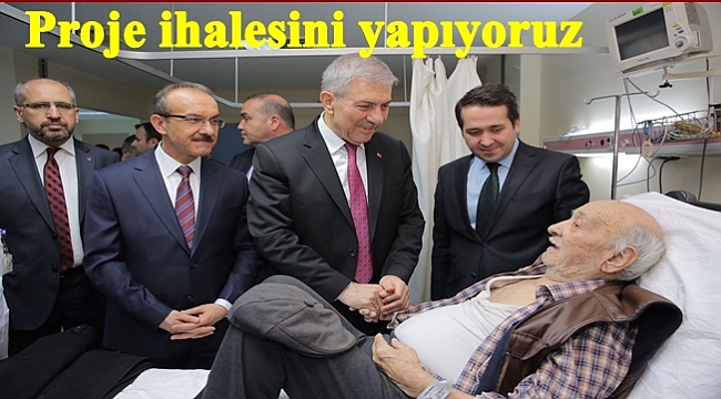 Sağlık Bakanı Devlet Hastanesi'ni inceledi