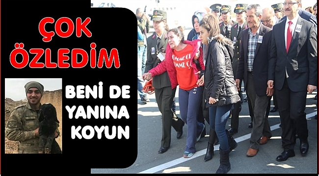 ŞEHİT UZMAN ÇAVUŞ TANER KART ASKERİ TÖRENLE KARŞILANDI