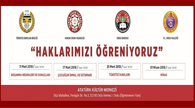 Üç önemli konuda konferans