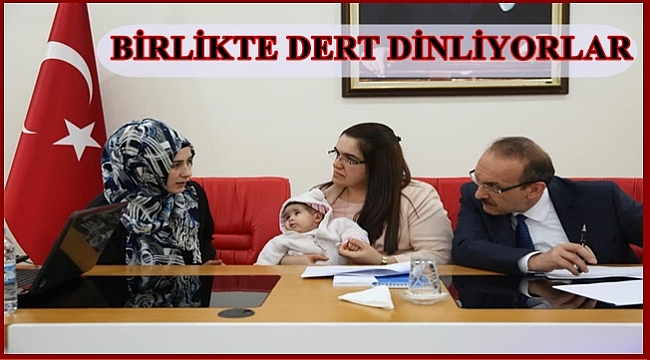 Vali eşiyle birlikte halk günü düzenledi