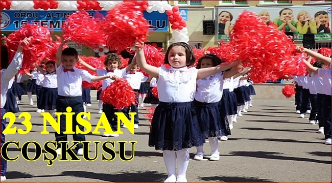23 Nisan Ulusal Egemenlik ve Çocuk Bayramı Coşkuyla kutlandı