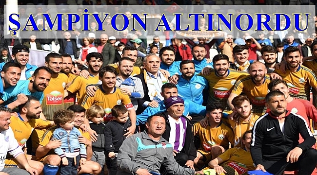 Altınordu'nun umudu Fatsa Belediyespor