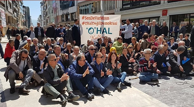 CHP'den  oturma eylemi