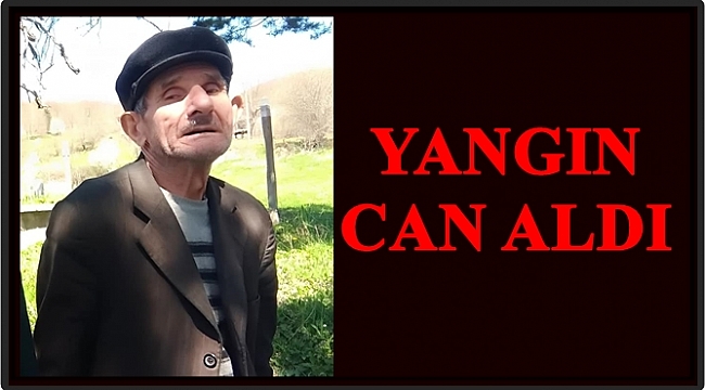 Evi ile birlikte yandı