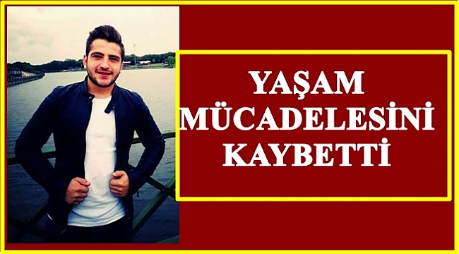 Motosikletle kaza yapan genç yaşamını kaybetti