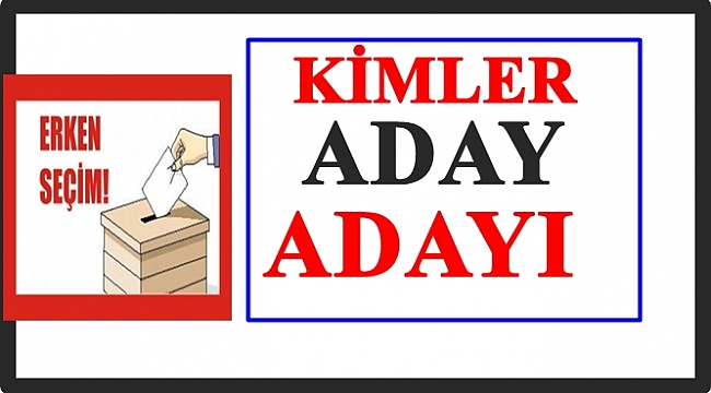 Partilerin aday adayları kimler?
