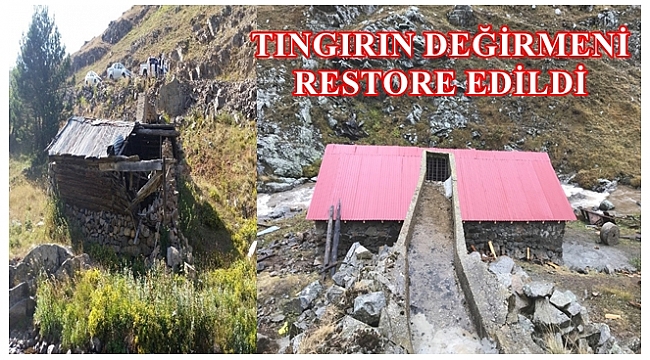 Tarihi değirmene Büyükşehir sahip çıktı