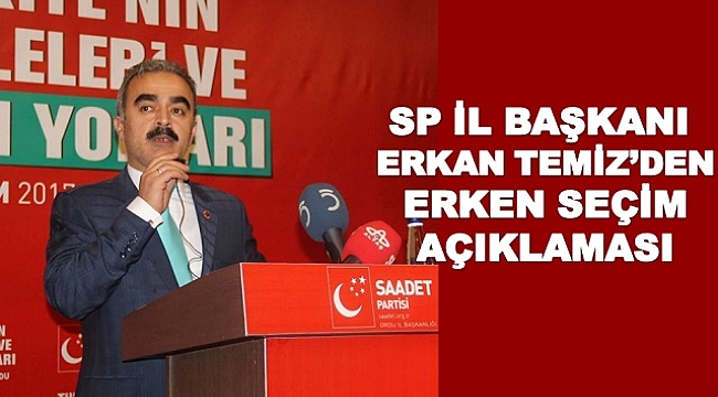 Temiz: Erken değil baskın seçimdir