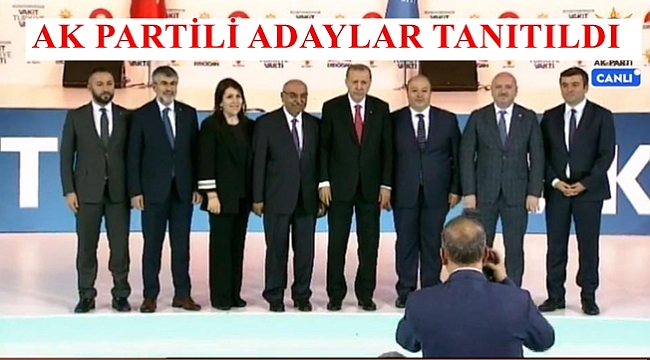AK PARTİ'DE ADAYLAR İÇİN TANITIM TÖRENİ DÜZENLENDİ