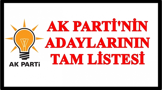 AK Parti'den Ordu'da 65 aday adayı başvuru yaptı