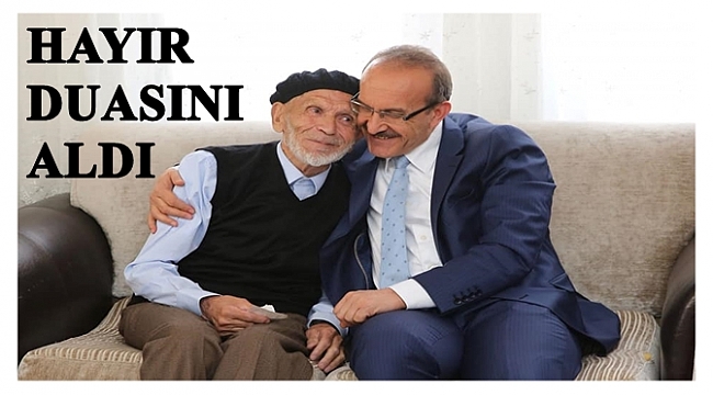 Ali dedeyi kandil gecesi ziyaret etti