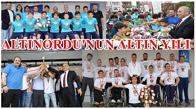 Altınordu Belediyespor'un başarısı alkışlandı