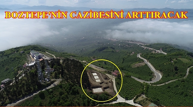 Boztepe'de dört mevsim bulutlara dokunun