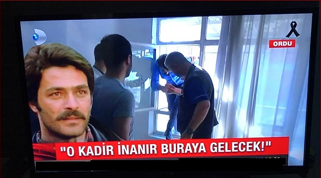 Kadir İnanır için çatıya çıktı