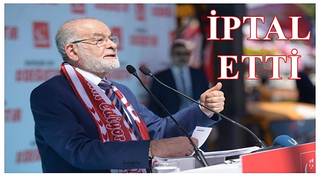 Karamollaoğlu Ordu'yu iptal etti