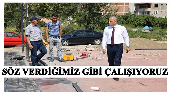 Tekintaş; Çok amaçlı park yapıyoruz