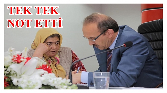 Vali dert ve sorunları yerinde dinledi