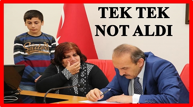 Vali Yavuz dertlere derman oluyor