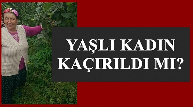 Yaşlı kadın hayvanlarıyla birlikte kayboldu