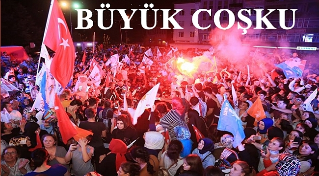 AK Partililer başarısını kutladı