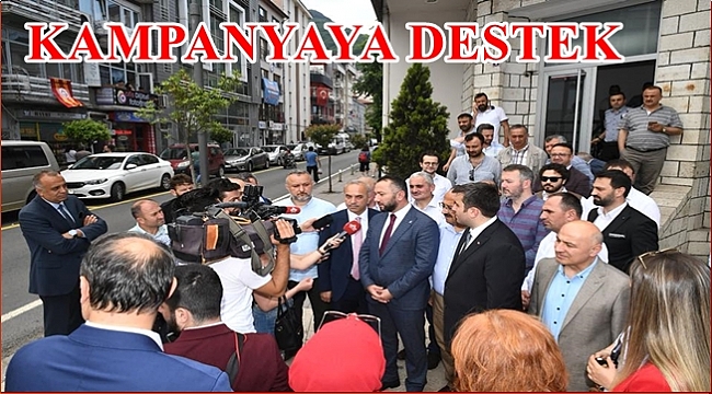 Erdoğan'ın seçim kampanyasına Ordu'dan destek